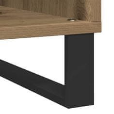 Vidaxl Omara za plošče artisan hrast 100 x 38 x 48 cm Konstruiran les