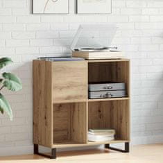Vidaxl Omara za plošče artisan hrast 85 x 38 x 89 cm Konstruiran les
