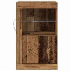 Vidaxl Stranska omara 2 pcs Star les 41 x 37 x 67 cm Konstruiran les