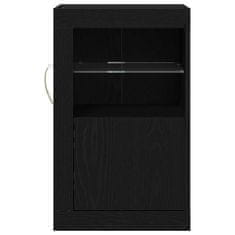 Vidaxl Stranska omara 2 pcs Črni hrast 41 x 37 x 67 cm Konstruiran les