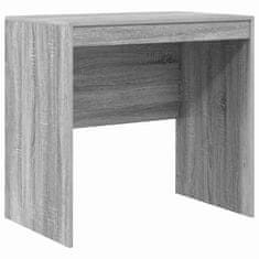 Vidaxl Miza Siva sonoma 80 x 50 x 76 cm Konstruiran les