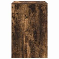 Vidaxl Miza Dimljeni hrast 60 x 50 x 76 cm Konstruiran les