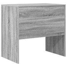 Vidaxl Miza Siva sonoma 80 x 50 x 76 cm Konstruiran les