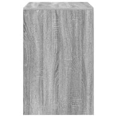 Vidaxl Miza Siva sonoma 80 x 50 x 76 cm Konstruiran les