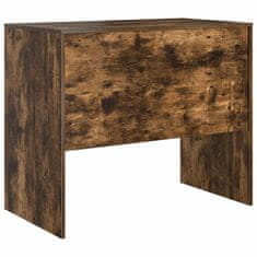 Vidaxl Miza Dimljeni hrast 100 x 50 x 76 cm Konstruiran les