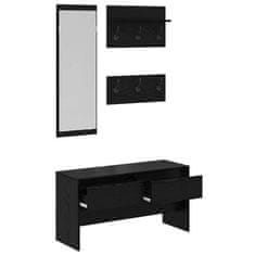 Vidaxl Komplet pohištva za predsobo 4 pcs Star les 90 x 31 x 46,5 cm