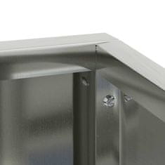 Vidaxl Vrtni Praznik 60x60x50 cm iz Galvaniziranega Jekla