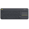 Logitech  K400 Plus Wireless Touch Keyboard CZ, črna, Brezžična tipkovnica 