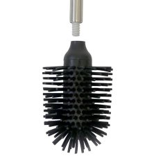Kela WC ščetka La Brosse z ročajem iz nerjavečega jekla TPR črna KL-24309
