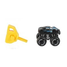 Teddies Mini terenski avto z zaganjalnikom iz plastike 4cm v plastičnem jajcu 5x10cm