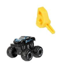 Teddies Mini terenski avto z zaganjalnikom iz plastike 4cm v plastičnem jajcu 5x10cm