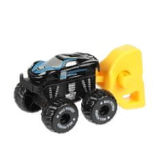 Teddies Mini terenski avto z zaganjalnikom iz plastike 4cm v plastičnem jajcu 5x10cm