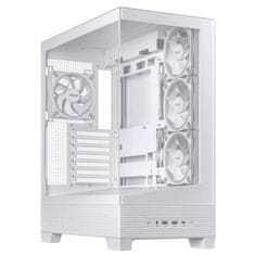 ASUS A31 Plus računalniško ohišje, ATX, kaljeno steklo, belo