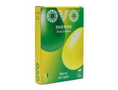 OVO Barva za jajca DUO zeleno-rumena 2x20ml