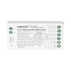 shumee ML-FUT037W+: MiLight MiBoxer WIFI 3v1 krmilnik 12/24V max6A/CH, 12A skupaj