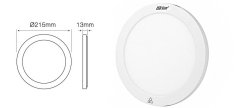 shumee LL-PEF-18W-NW-248825: Okrogla LED linijska plošča EasyFix 18W 1650lm 4000K