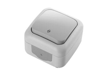 shumee VP-90-55-55-04: Viko Palmiye Stopniščno stikalo IP54 sivo