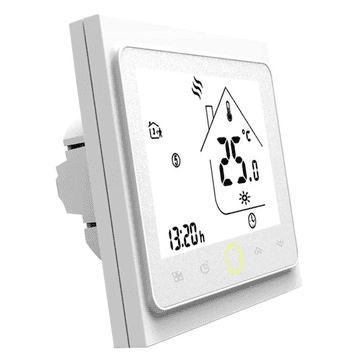 shumee IRH-TSW001: Električni termostat za ogrevanje, 16A, WI-FI kvadratni, bel, model 001