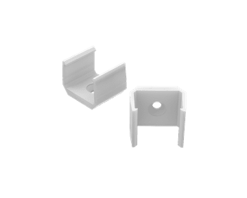 shumee AL12-GLS2-LW-MB: Belo držalo za bele profile sponk GLS2