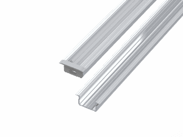 shumee AL12-GLG2-RW-4150: Vgradni ALU profil, surov 9x16mm 4150mm GROOVE, surov aluminij