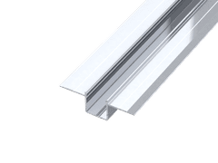 shumee AL12-GLG5-RW-4050: Arhitekturni vgradni ALU profil surov 12,5x16mm 4050mm SUHOZGRADNE PLOŠČE surov aluminij