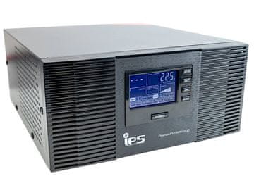 shumee PV-sinusUPS-1000W/12V-E2: PV-sinusUPS-1000W/12V-E2: UPS s solarnim polnilnikom 1000W, DC12V, 2x francoska vtičnica