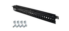 shumee MRC19-CM-1U-PC: plastični nosilec za kable za 19" 1U RACK