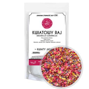 Winoszarnia Rože za torto Cvetlični raj - 10g Jedilne rože