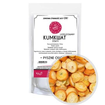 Winoszarnia Kumkvat rumene liofilizirane polovice - 20 g kumkvatovega sadja