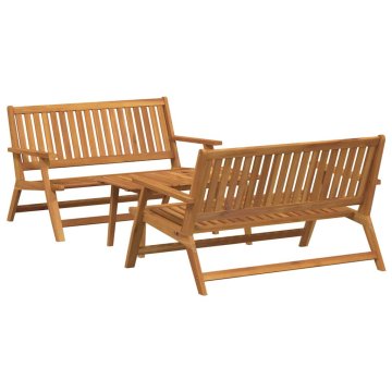 Vidaxl Zunanja jedilnica 3 pcs Rjava Trden akacijev les