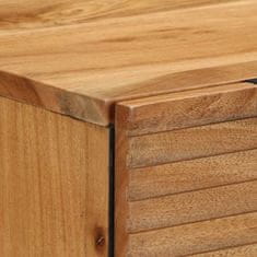 Vidaxl Stranska omara 3 pcs Rjava 60 x 33 x 75 cm Trden akacijev les