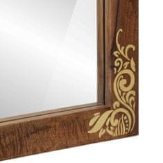 Vidaxl Komplet pohištva za kopalnico z vrati 2 pcs medeno rjava