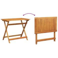 Vidaxl Vrtnik Bistro Set 4 pcs Rjava Trden akacijev les