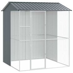 Vidaxl Kletka za ptice Antracit 215 x 210 x 247 cm