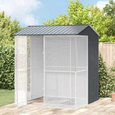 Vidaxl Kletka za ptice Antracit 215 x 210 x 247 cm