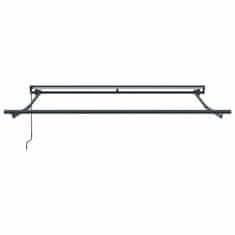 Vidaxl Okvir tende Antracit 3 x 2,5 m Braščen jeklo, aluminij
