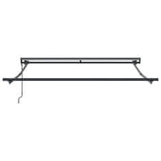 Vidaxl Okvir tende Antracit 3 x 2,5 m Braščen jeklo, aluminij