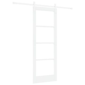 Vidaxl Notranja vrata ORKDAL Bela 73,5 x 198,5 cm Masivno borovo les