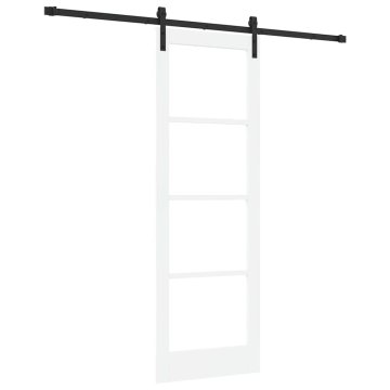 Vidaxl Drsna vrata Drugo ORKDAL Bela 73.5 x 211 cm