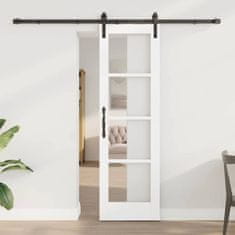 Vidaxl Drsna vrata &apos;ORKDAL&apos;Bela 61x198.5 cm