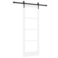 Vidaxl Drsna vrata &apos;ORKDAL&apos;bela 73.5x198.5 cm