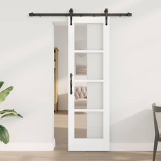 Vidaxl drsna vrata ORKDAL Bela 61x198.5 cm