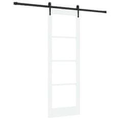 Vidaxl Drsna vrata s &apos;ORKDAL&apos;opremo Bela 73.5x211 cm