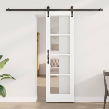 Vidaxl notranja vrata s steklom &apos;ORKDAL&apos;Bela 61x198.5 cm