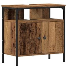 Vidaxl Komplet pohištva za kopalnico 3 pcs Star les 33 x 33 x 185.5 cm