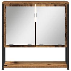 Vidaxl Komplet pohištva za kopalnico 3 pcs Rjava 80 x 30 x 60 cm