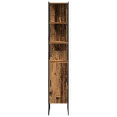 Vidaxl Komplet pohištva za kopalnico 4 pcs Rjava 33 x 33 x 185.5 cm