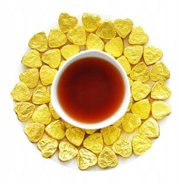 shumee Rdeči stisnjeni čaj PU ERH TUOCHA GOLD Hearts 50g puerh
