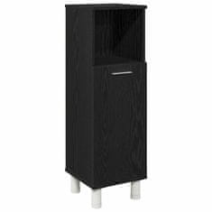 Vidaxl Komplet pohištva za kopalnico 4 pcs Črna 30 x 30 x 179.5 cm