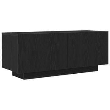 Vidaxl TV omarica Črna Orehovina 100 x 35 x 40 cm Konstruiran les